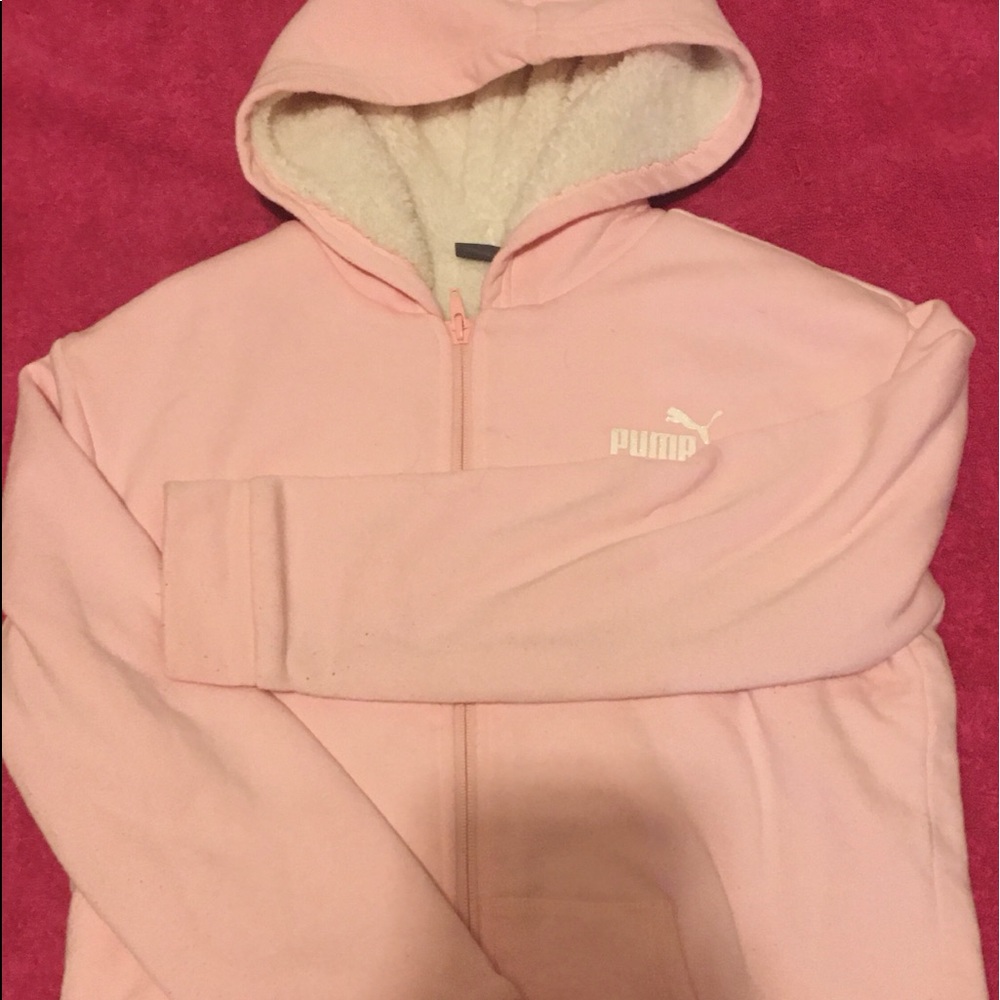 Pink puma jacket